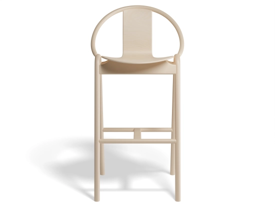 Again Barstool 75cm Beechnatural Front