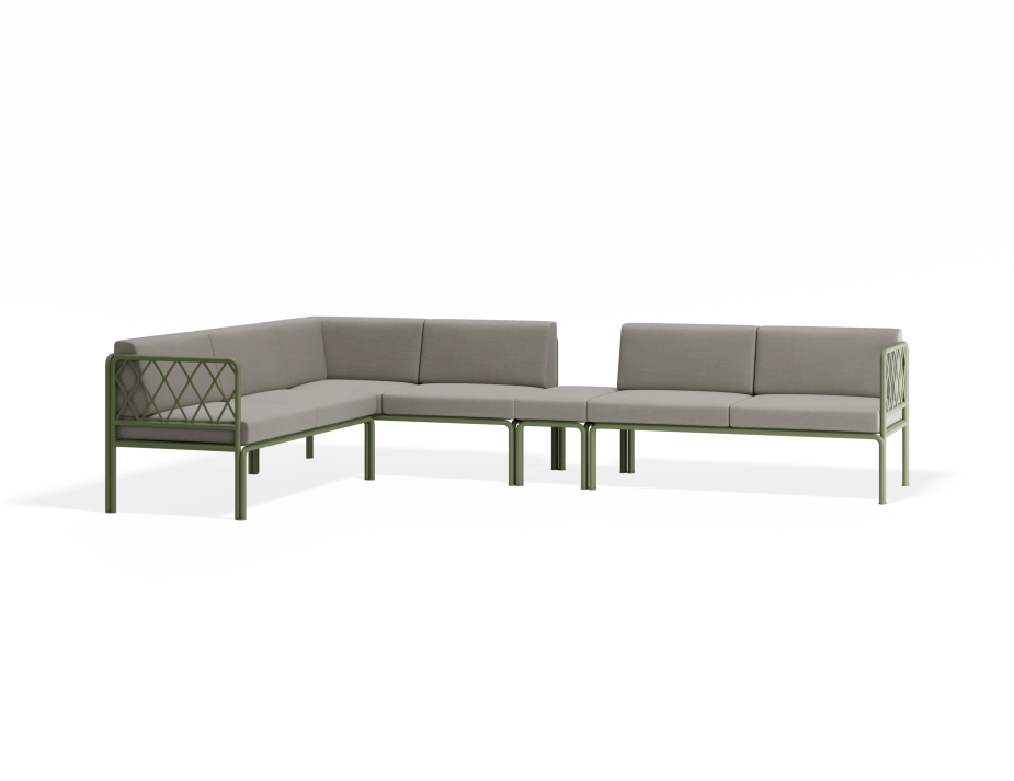Sevillev2 Configi Greenframe Lightgreycushion Cushionextension