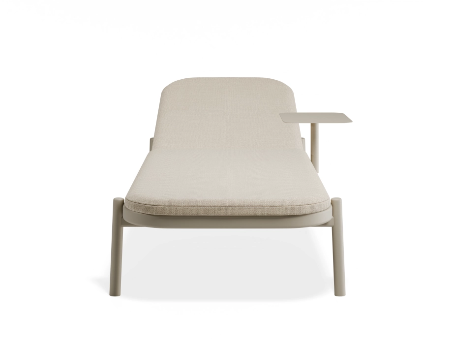Verano Sunlounge Sidetable Latteframe Huskfabric