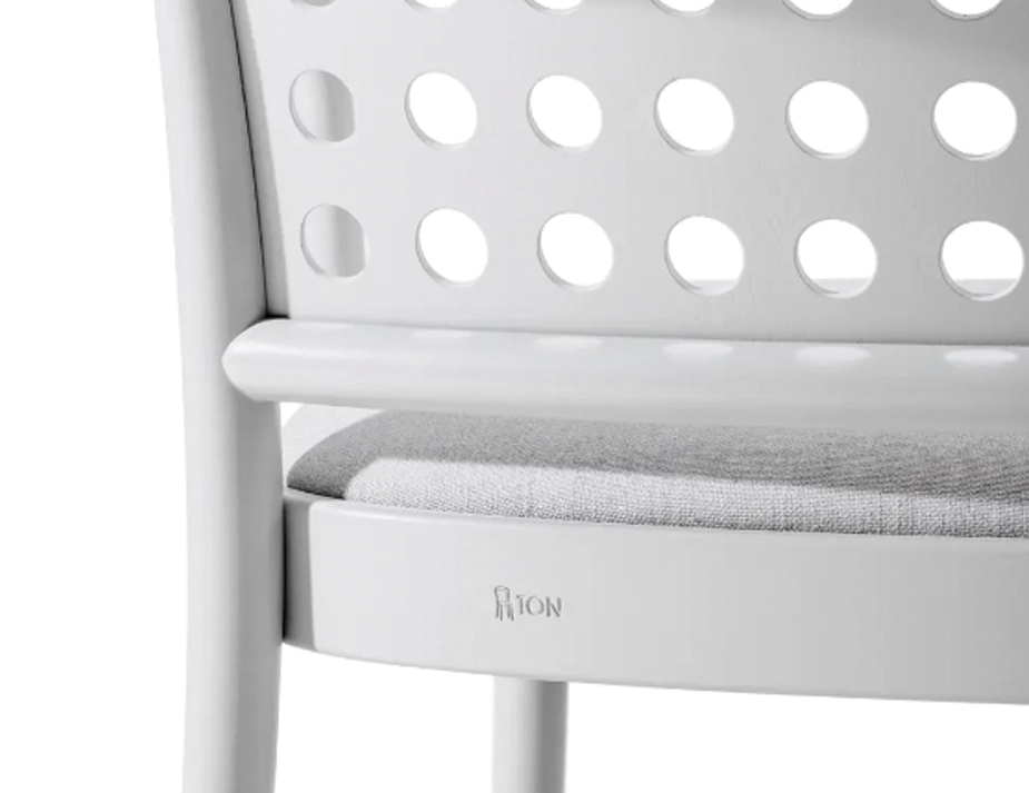 822 Lounge Armchair Pigment Padded Insitu
