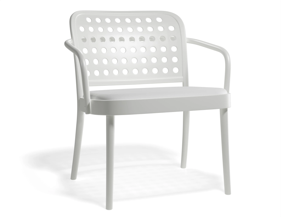 822 Lounge Armchair Whitepigment Prince