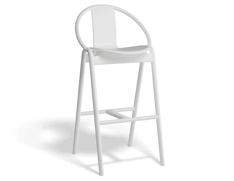 Again Barstool 75cm Seatpad Whitepigment Prince